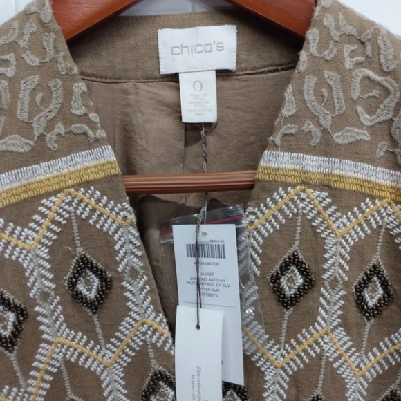 Chico's NWT ($149.00) Womens 0 (Small, US 4) - Picture 2 of 7